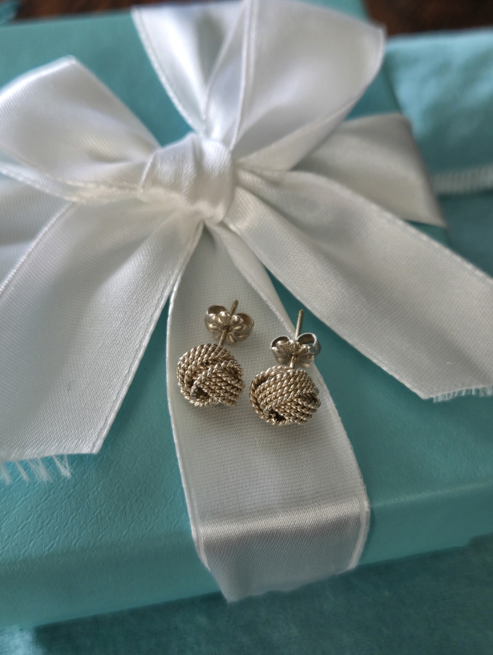 Tiffany & Co Mesh Knot Earrings